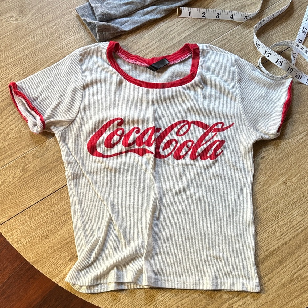 Coca Cola Baby Tee - Red and White